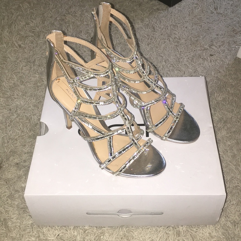 Aldo Silver High Heels